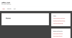 Desktop Screenshot of jefferyjack.com