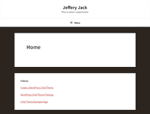 Tablet Screenshot of jefferyjack.com